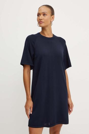 Šaty Max Mara Leisure tmavomodrá barva, mini, oversize, 2426326017600