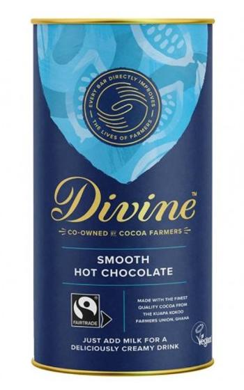 Divine Chocolate Horká čokoláda s třtinovým cukrem 25 % kakaa 400 g