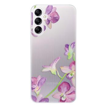 Odolné silikonové pouzdro iSaprio - Purple Orchid - Samsung Galaxy A14 / A14 5G