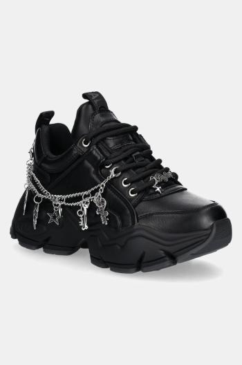 Sneakers boty Buffalo Binary Charm černá barva, 1636279-BLK