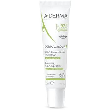 A-DERMA Dermalibour+ Reparační CICA-Balzám na rty 15 ml  (3282770143683)