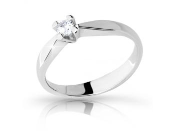 Cutie Jewellery Krásný prsten z bílého zlata se zirkonem Z6897-2100-10-X-2 52 mm