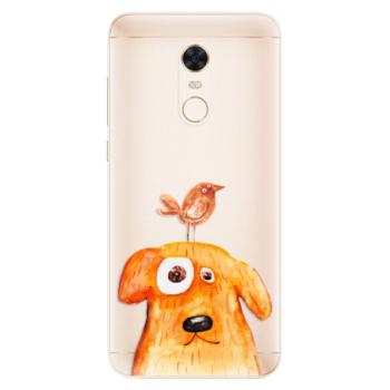 Silikonové pouzdro iSaprio - Dog And Bird - Xiaomi Redmi 5 Plus