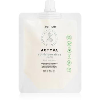 Kemon Actyva Nutrizone Ricca intenzivní maska pro extrémně suché vlasy 100 ml