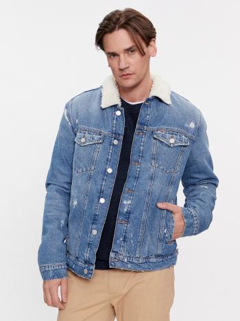 Tommy Jeans pánská modrá džínová bunda