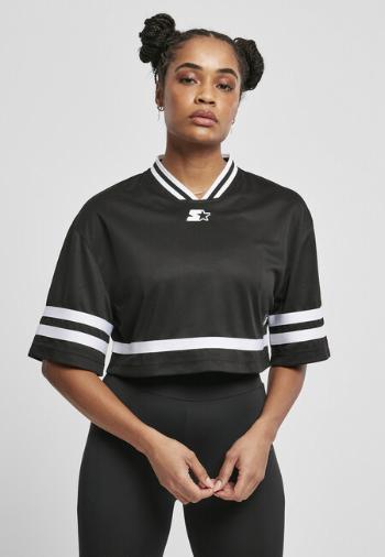 Ladies Starter Cropped Mesh Jersey black/white - L