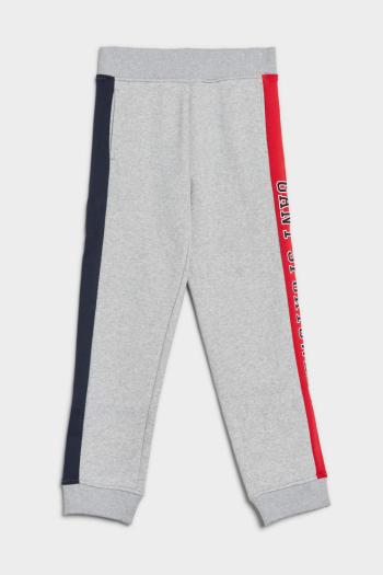 TEPLÁKY GANT D1. CREST SHIELD SWEAT PANTS LIGHT GREY MELANGE