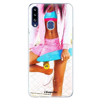 Odolné silikonové pouzdro iSaprio - Skate girl 01 - Samsung Galaxy A20s