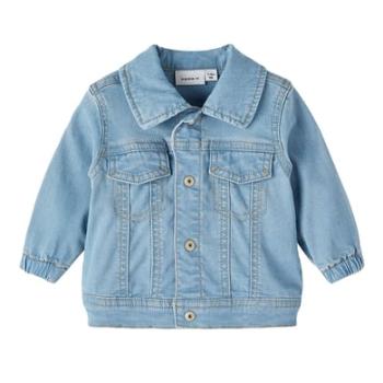 name it Džínová bunda Nbmdel Light Blue Denim