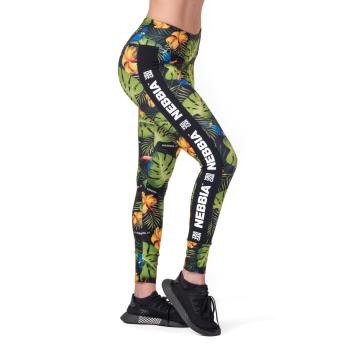 Dámské legíny Nebbia High Waist Performance Leggings 567  Jungle Green  XS