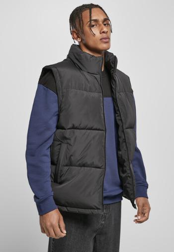 Urban Classics Block Puffer Vest black/black - XXL