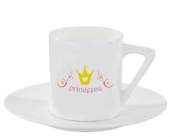 Espresso hrnek s podšálkem 100ml Princezna