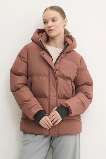 Bunda Superdry dámská, hnědá barva, zimní, W5011728A-2TP