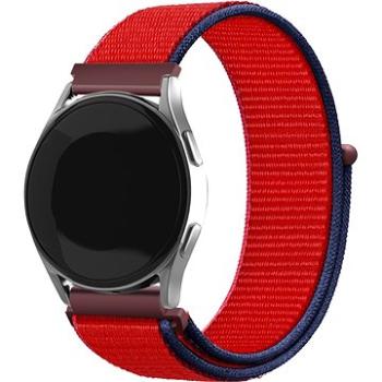 Eternico Airy Universal Quick Release 22mm Chilli Red and Blue edge    (AET-UN22AY-ChReB)