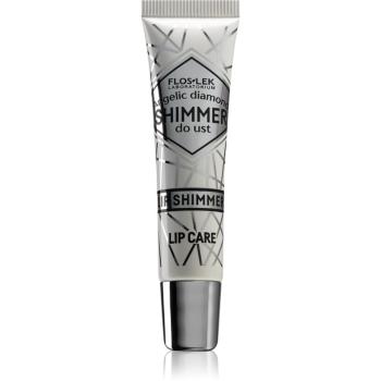 FlosLek Laboratorium Lip Care Shimmer třpytivý lesk na rty odstín Angelic Diamond 10 g