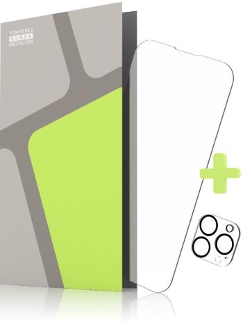 Üvegfólia Tempered Glass Protector 0,3mm iPhone 14 Pro üvegfólia + kamera védő fólia - Case Friendly