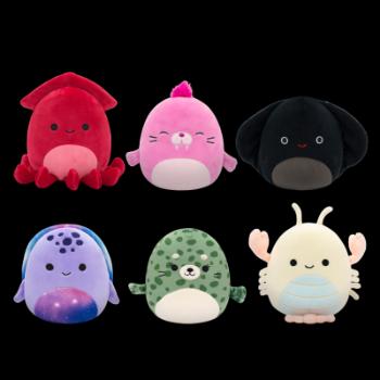 Plyšový mazlíček Squishmallows Mystery voňavý plyšák - mořští tvorové