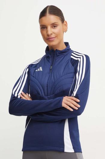 Mikina adidas Performance Tiro 24 dámská, modrá barva, s aplikací, IY0129