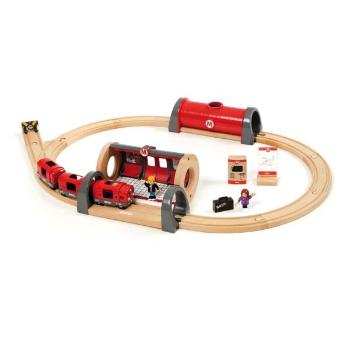 BRIO SUBWAY SET WITH PLATFORM AND TRACKS Souprava metra, mix, velikost