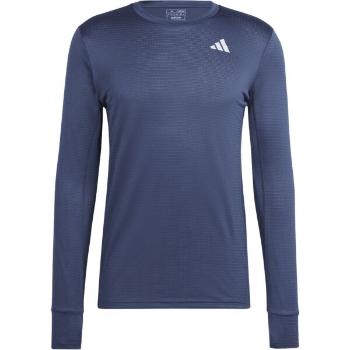 adidas OWN THE RUN LONG SLEEVE TEE Pánské tričko na běhání, tmavě modrá, velikost