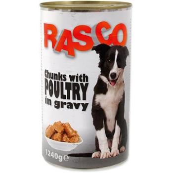 RASCO Konzerva Rasco drůbeží kousky ve šťávě 1240g (8595091776580)