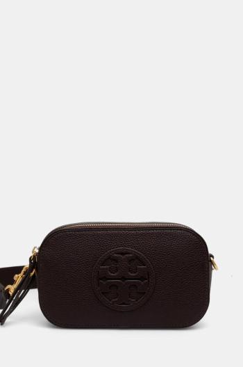 Kožená kabelka Tory Burch Miller hnědá barva, 150153.601