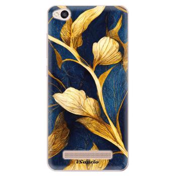 Odolné silikonové pouzdro iSaprio - Gold Leaves - Xiaomi Redmi 4A