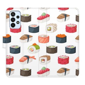 Flipové pouzdro iSaprio - Sushi Pattern 02 - Samsung Galaxy A23 / A23 5G