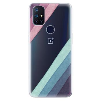 Odolné silikonové pouzdro iSaprio - Glitter Stripes 01 - OnePlus Nord N10 5G