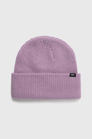 Čepice Vans CORE BASICS BEANIE fialová barva, z husté pleteniny, VN000QQWD451