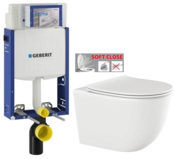 GEBERIT KOMBIFIX ECO, nádržka UP 320 bez tlačítka + WC INVENA TINOS  + SEDÁTKO 110.302.00.5 NO1