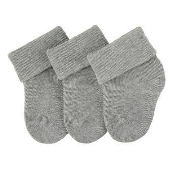 Sterntaler first socks 3-pack silver melange