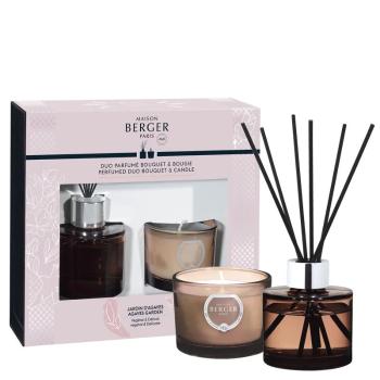 Maison Berger Paris Dárková sada aroma difuzér Joy Zahrada agáve Garden of Agaves 80 ml + svíčka 80 g