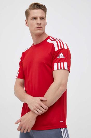 Tréninkové tričko adidas Performance Squadra 21 červená barva, s aplikací