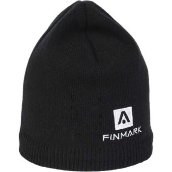 Finmark WINTER HAT Zimní pletená čepice, černá, velikost