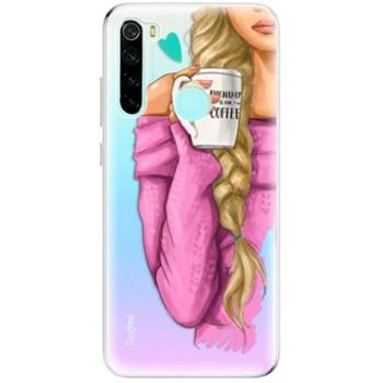 iSaprio My Coffe and Blond Girl pro Xiaomi Redmi Note 8 (coffblon-TPU2-RmiN8)