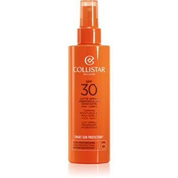 Collistar Smart Sun Protection Tanning Moisturizing Milk Spray SPF 30 ochranné opalovací mléko ve spreji SPF 30 200 ml