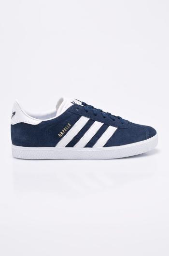 Dětské boty adidas Originals Gazelle tmavě modrá barva, BY9144