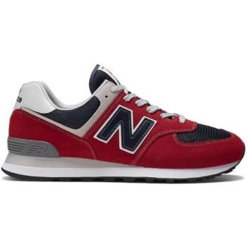 New Balance ML574EH2 RED Pánská volnočasová obuv, červená, velikost 41.5