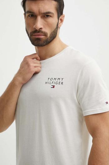 Bavlněné tričko Tommy Hilfiger zelená barva, UM0UM02916