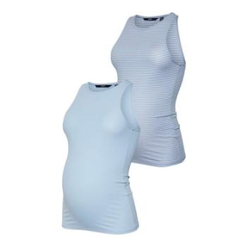 VERO MODA Těhotenský top 2-Pack VMMJILL Blue Bell