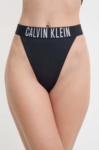 Koupací kalhotky Calvin Klein černá barva, KW0KW02579