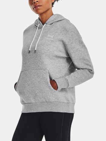 Under Armour Essential Fleece Hoodie Mikina Šedá