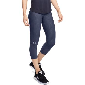 Dámské kompresní 3/4 legíny Under Armour W Fly Fast Jacquard Crop  Blue Ink  XS