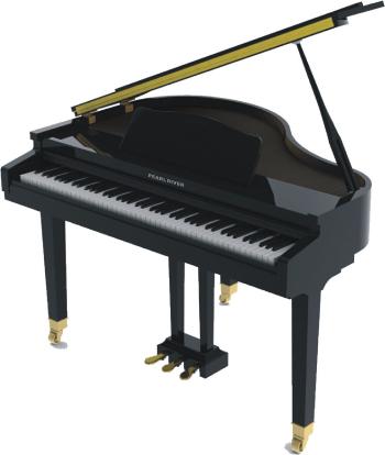 Pearl River GP 1100 Digitální grand piano Black