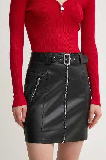 Sukňa Morgan JOSE čierna farba, mini, puzdrová, JOSE