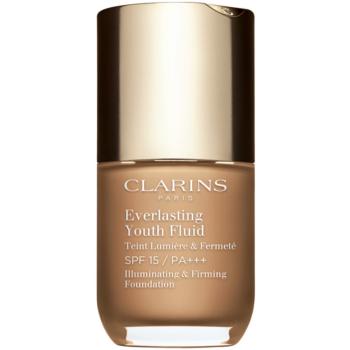 Clarins Everlasting Youth Fluid rozjasňující make-up SPF 15 odstín 114 Cappuccino 30 ml