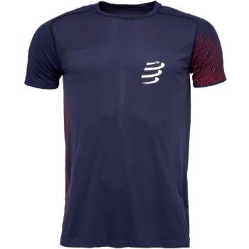 Compressport PERFORMANCE SS TSHIRT M Férfi futófelső, fekete, méret