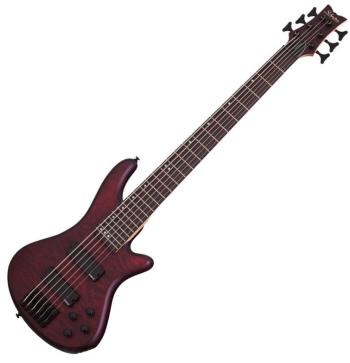 Schecter Stiletto Custom-6 Vampyre Red Satin 6-strunná baskytara