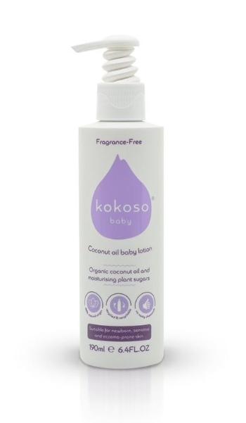 Kokoso Baby Tělové mléko bez parfemace 190 ml